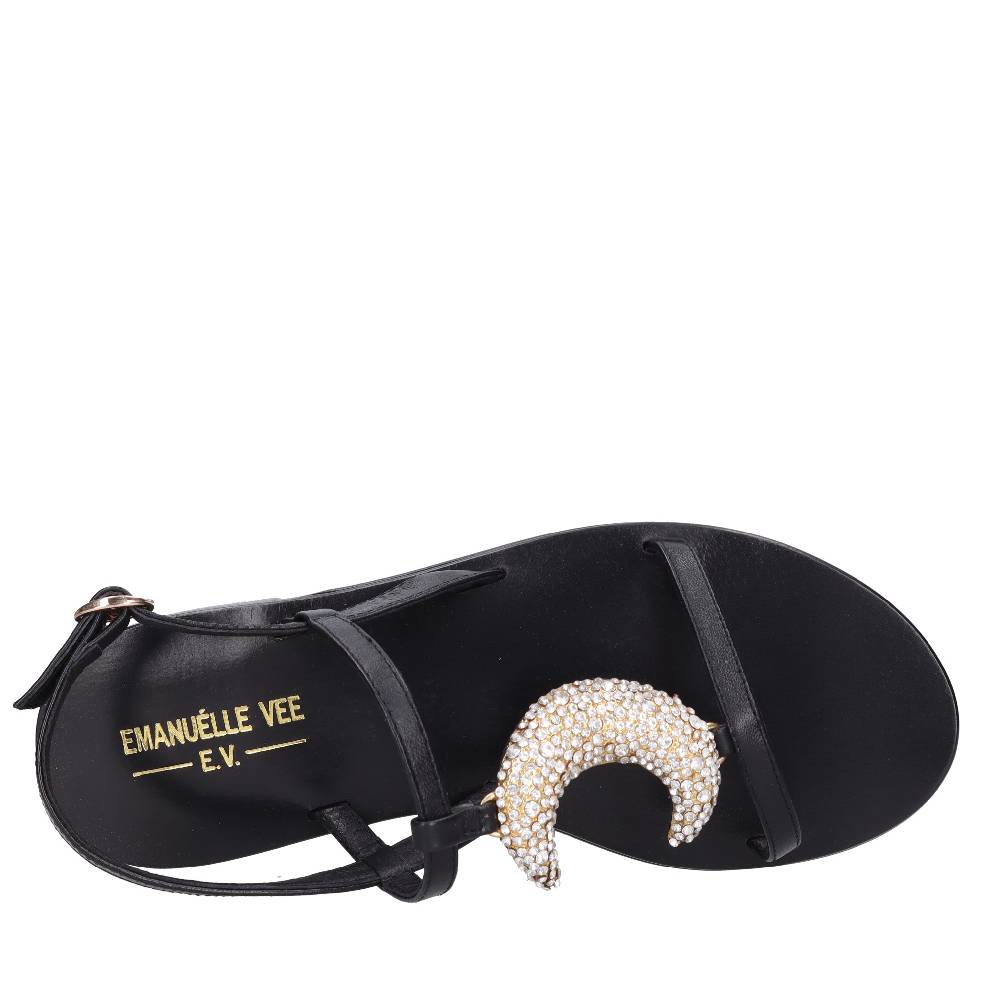 EMANUELLE VEE Sandali in pelle Latest fashion
