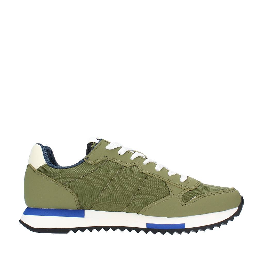 SUN68 Sneakers in pelle e tessuto Sottocosto