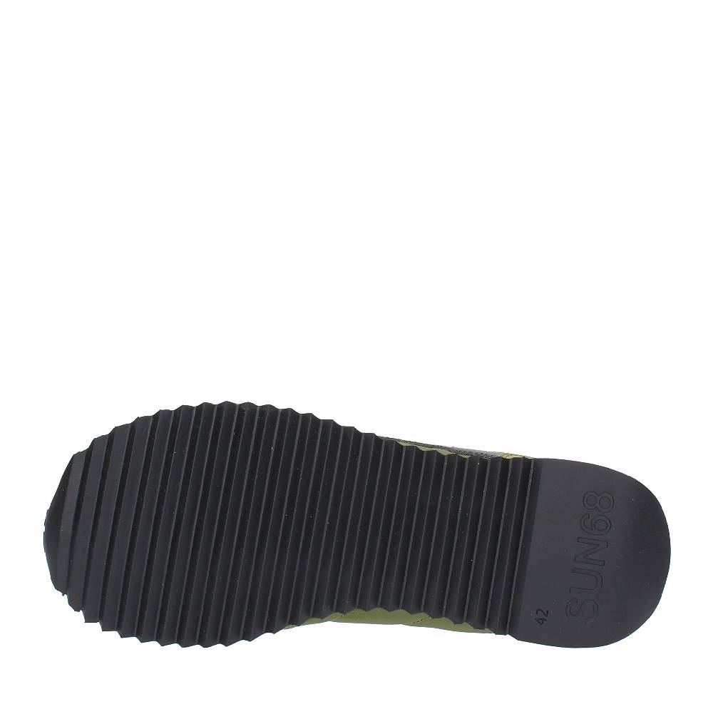 SUN68 Sneakers in pelle e tessuto Sottocosto