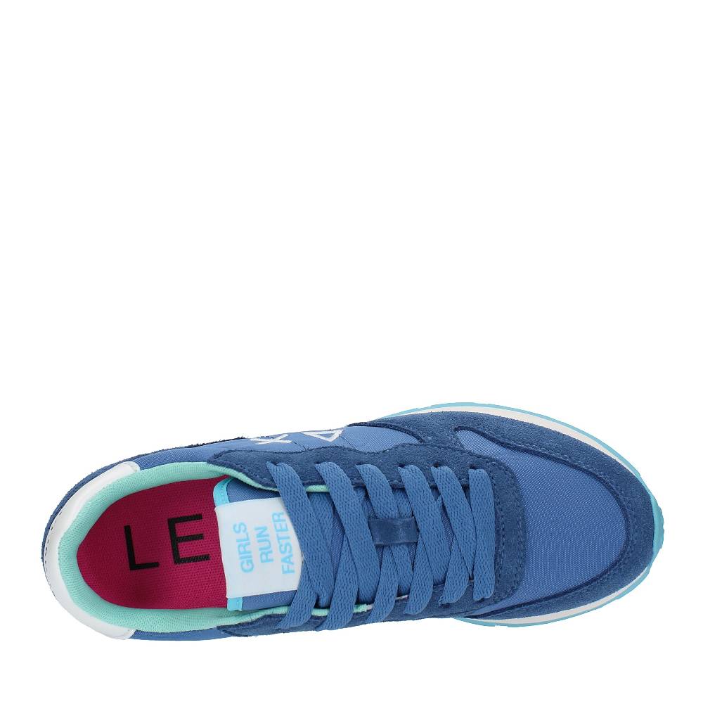 SUN68 Sneakers in camoscio e tessuto In Vendita