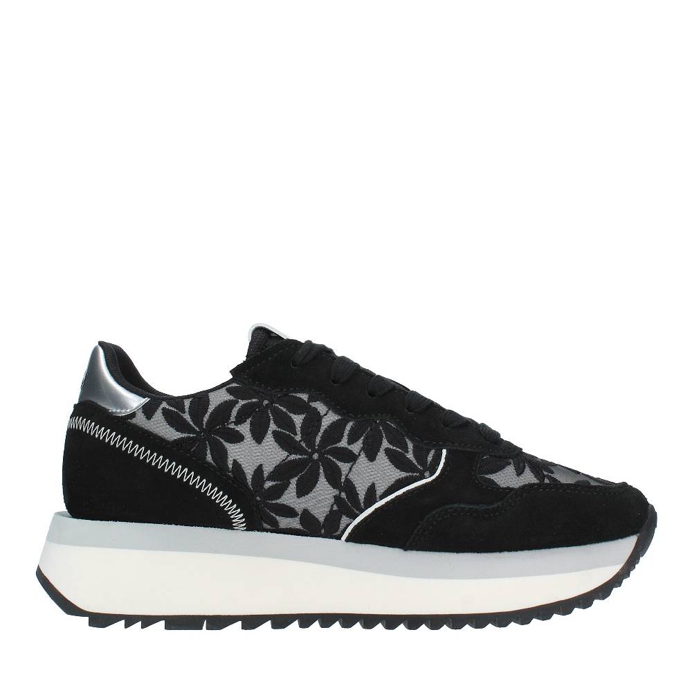 SUN68 Sneakers in camoscio e tessuto Vendita Calda