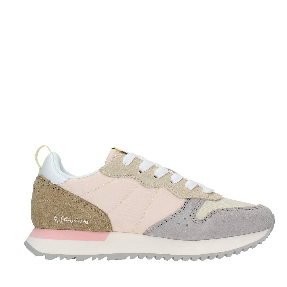 SUN68 Sneakers in pelle camoscio e tessuto Negozio