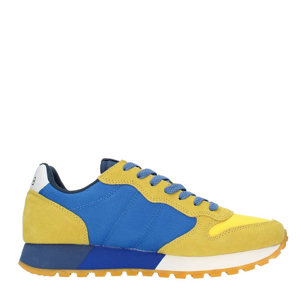SUN68 Sneakers in pelle camoscio e tessuto Nuova