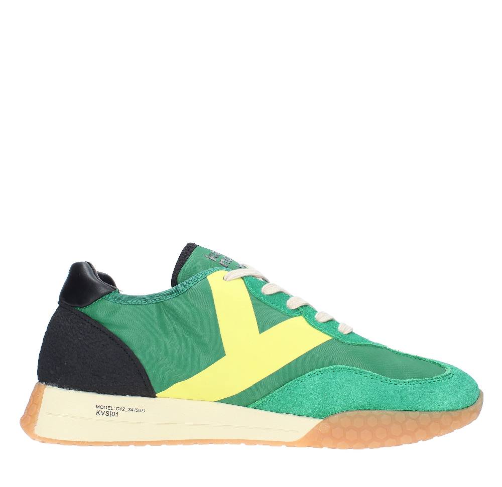 KEH NOO Sneakers in camoscio tessuto e gomma Moda