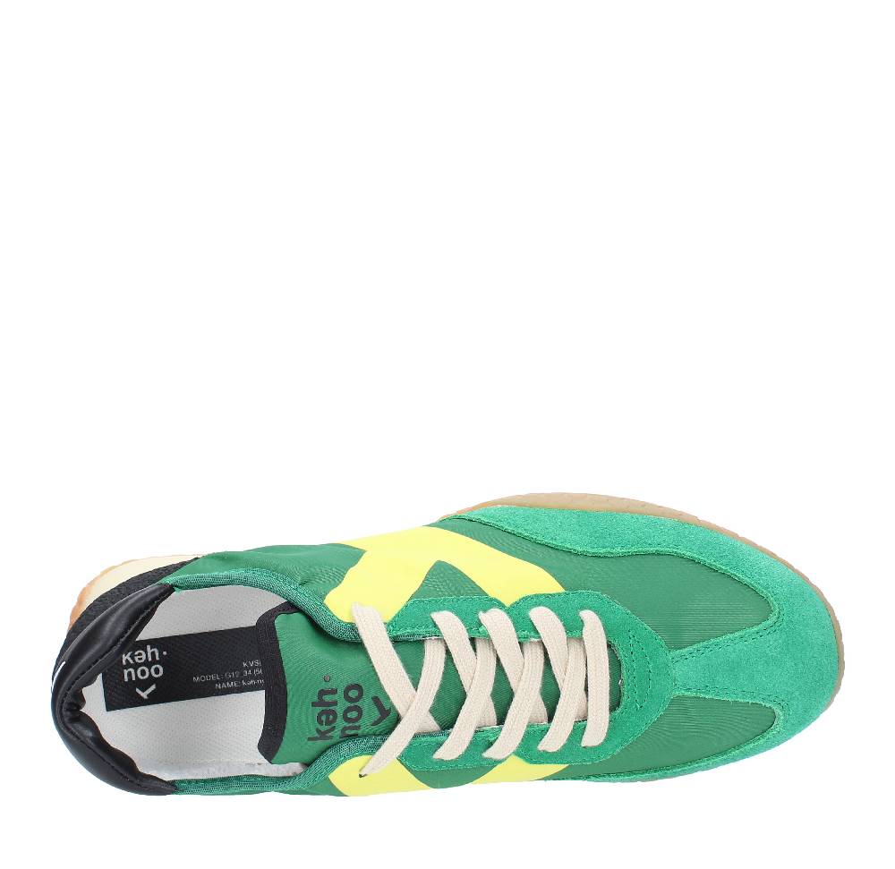KEH NOO Sneakers in camoscio tessuto e gomma Moda