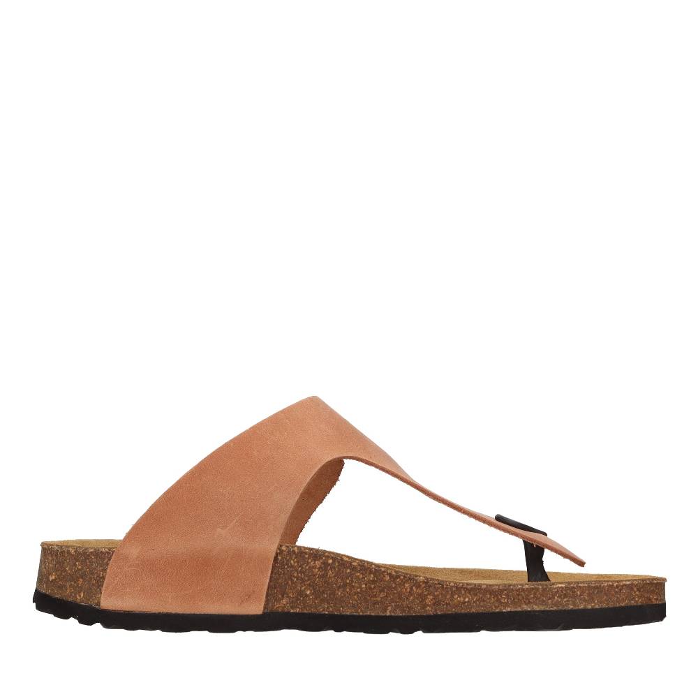 CUBANAS Mules infradito in pelle Offerta temporanea