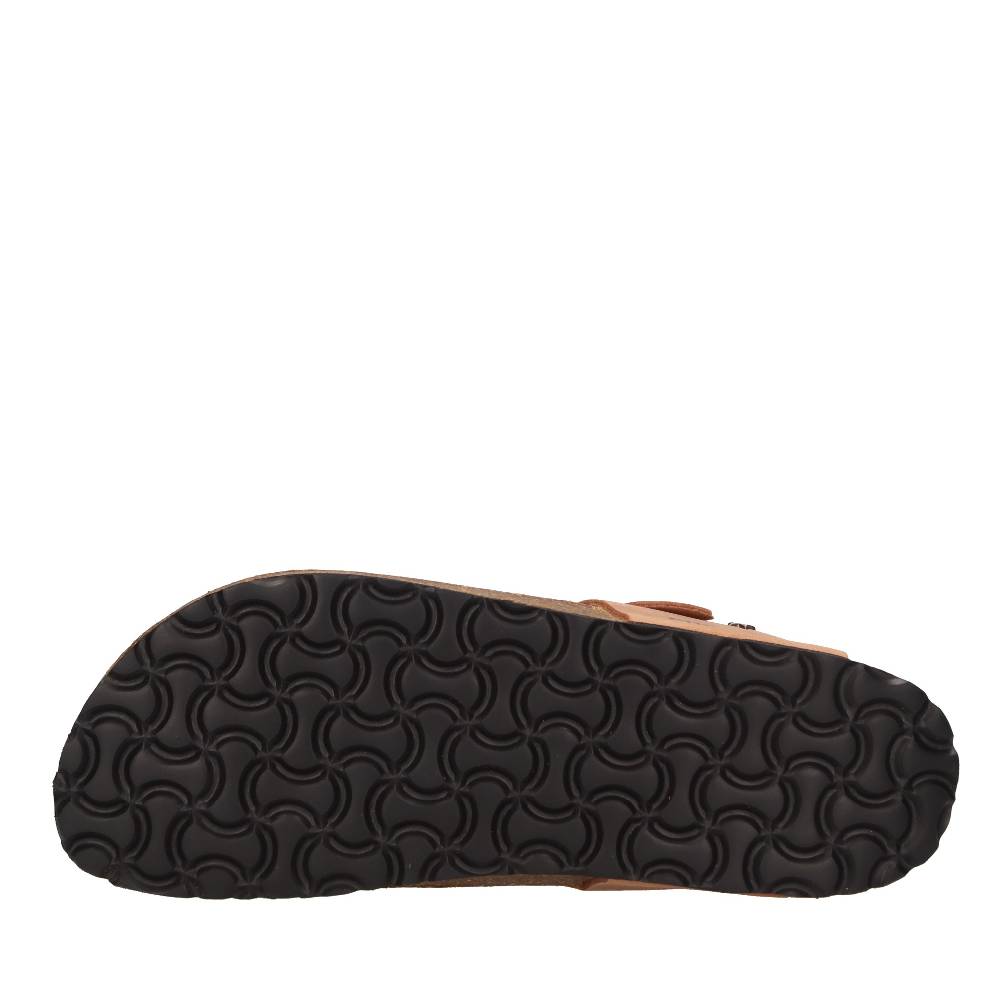 CUBANAS Mules infradito in pelle Offerta temporanea