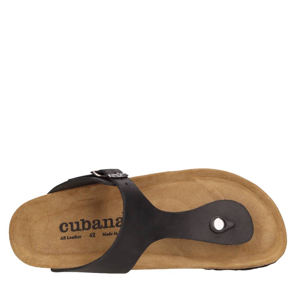 CUBANAS Mules infradito in pelle Offerte esclusive