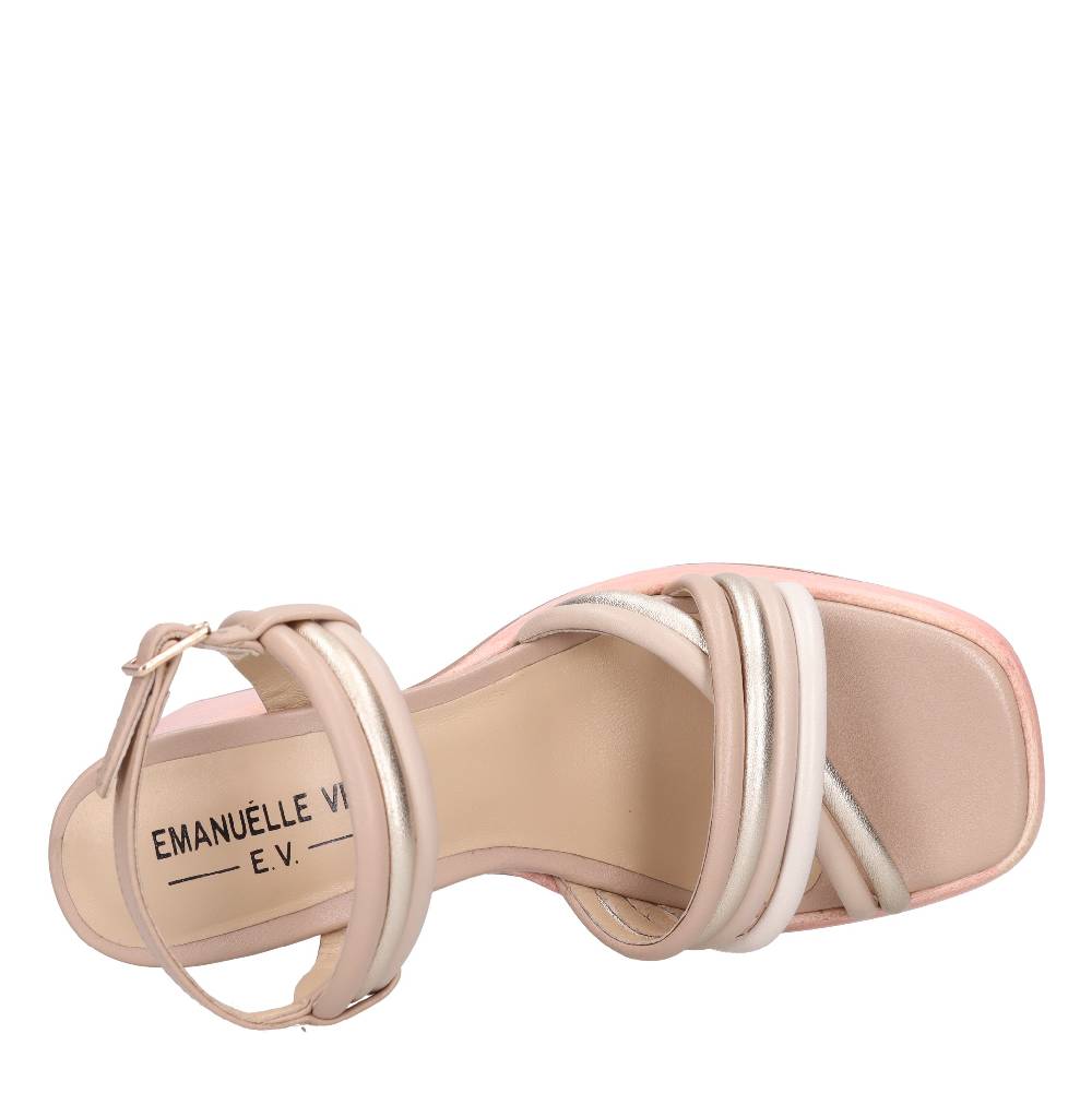 EMANUELLE VEE Sandali in pelle Sconti VIP