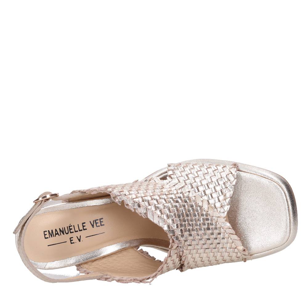 EMANUELLE VEE Sandali in pelle Fino al 60% di sconto