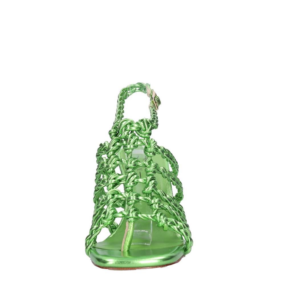 EMANUELLE VEE Sandali infradito in pelle ed ecopelle Duty-free
