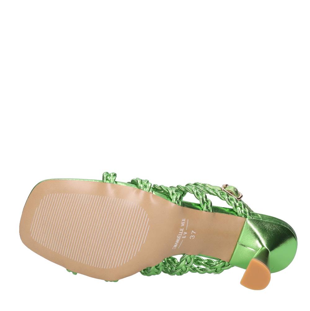 EMANUELLE VEE Sandali infradito in pelle ed ecopelle Duty-free