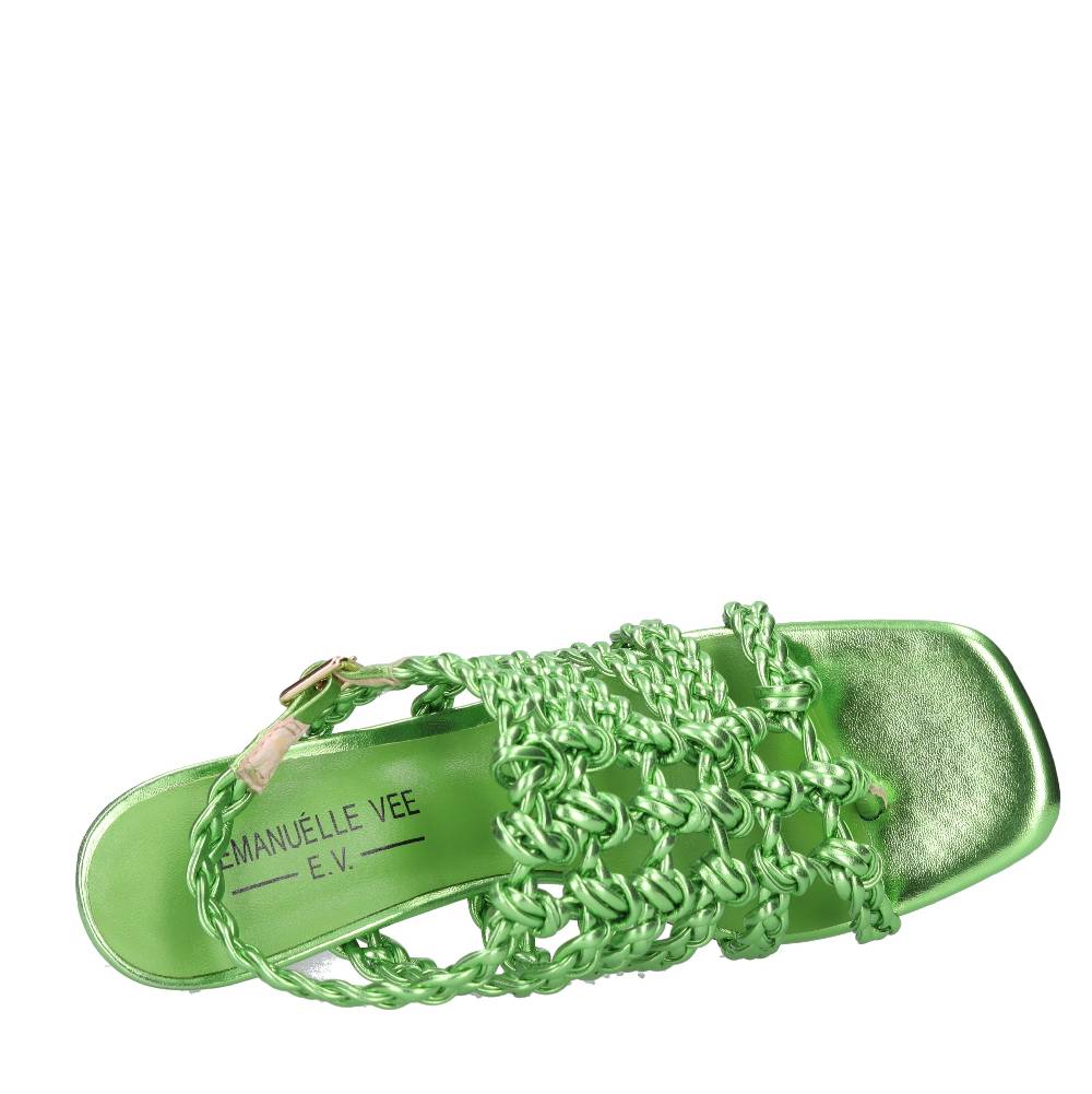 EMANUELLE VEE Sandali infradito in pelle ed ecopelle Duty-free