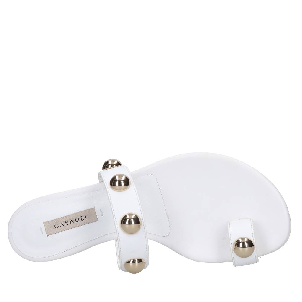 CASADEI Mules infradito in pelle Promozione
