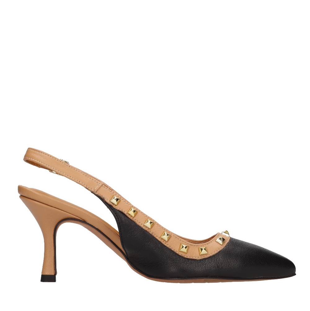 ELENA DEL CHIO Décolleté slingback in pelle Promozione Limitata