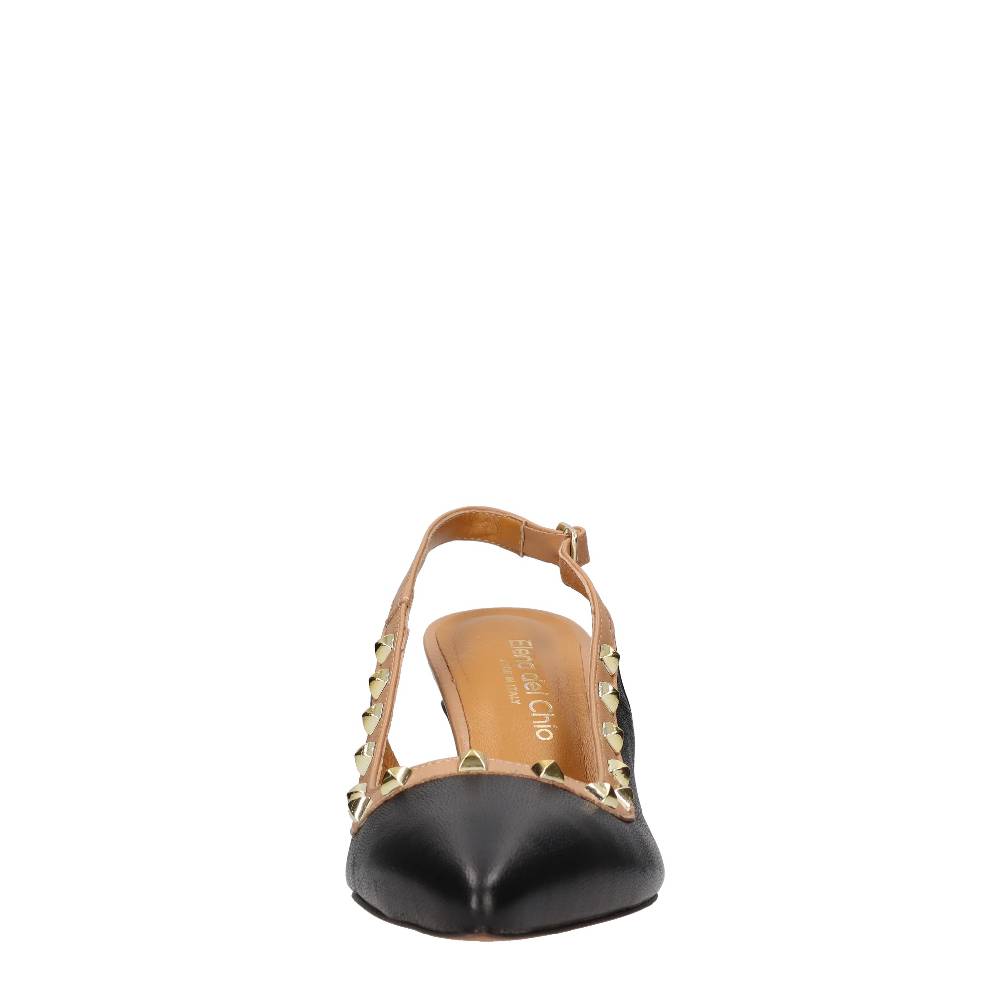 ELENA DEL CHIO Décolleté slingback in pelle Promozione Limitata