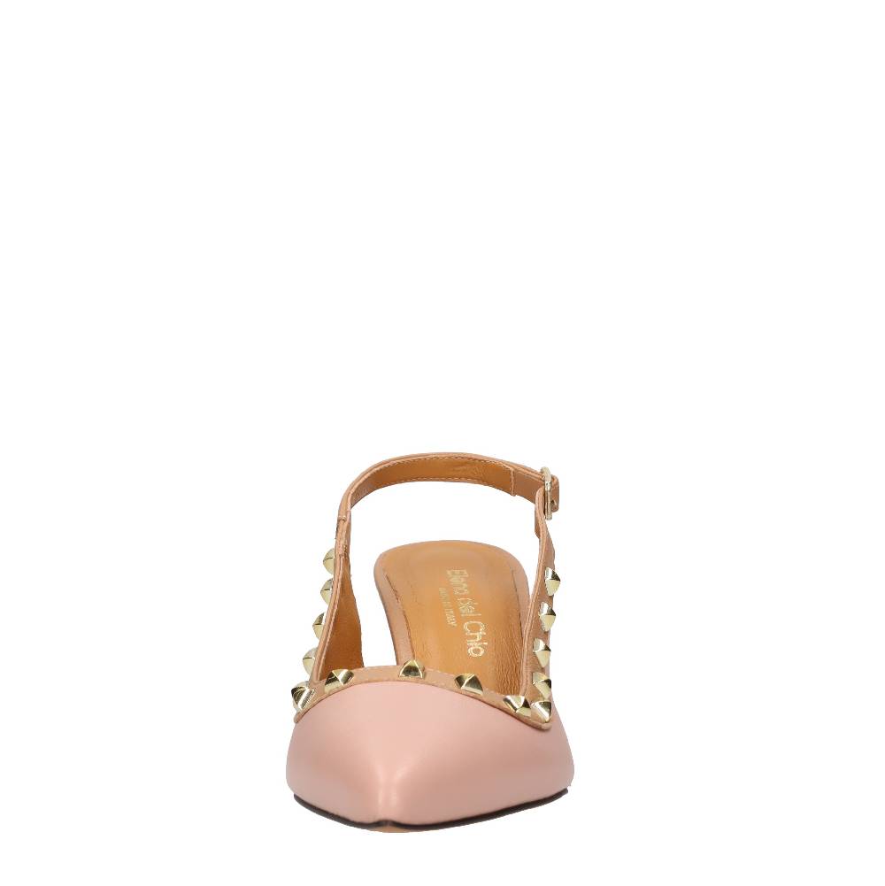 ELENA DEL CHIO Décolleté slingback in pelle Fino Al -60%