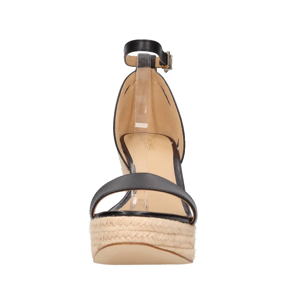 MICHAEL KORS Sandali con zeppa in pelle Presa