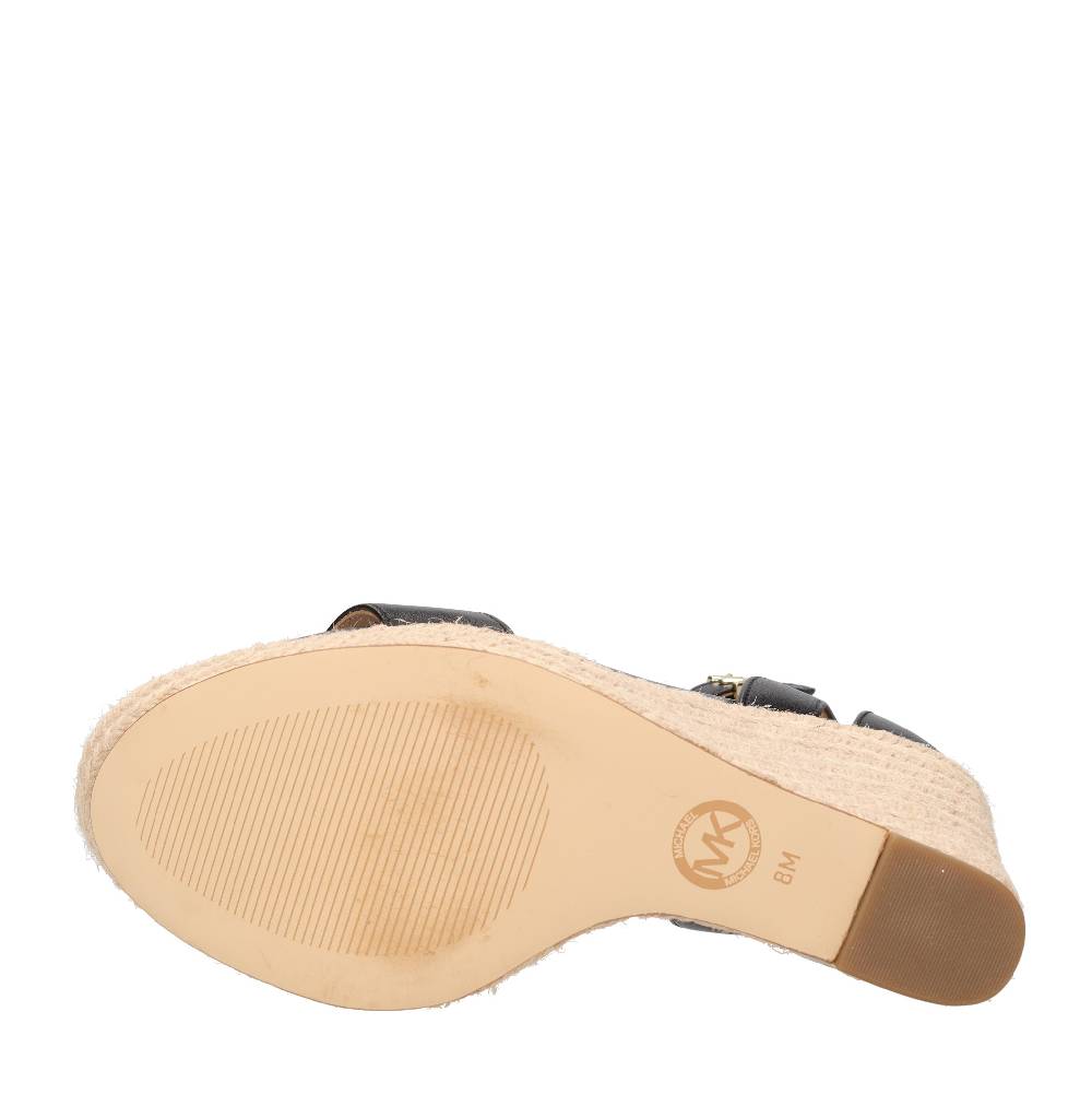 MICHAEL KORS Sandali con zeppa in pelle Presa