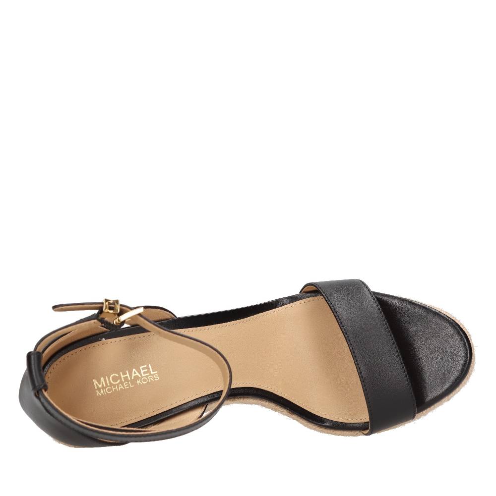 MICHAEL KORS Sandali con zeppa in pelle Presa