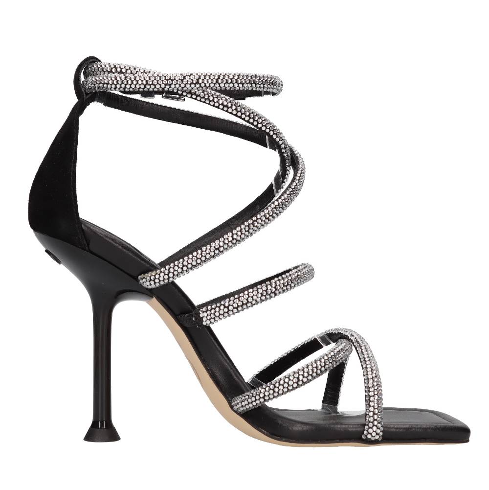 MICHAEL KORS Sandali in pelle e strass Sconto