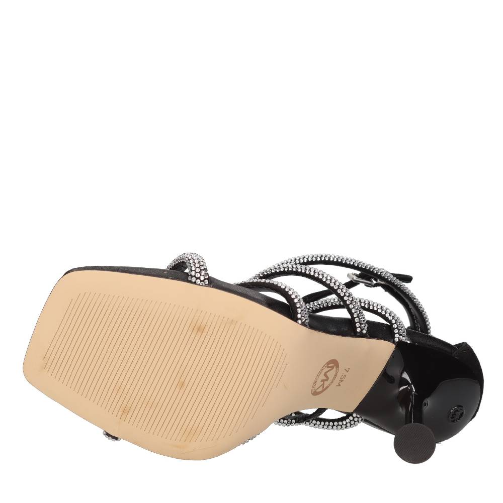 MICHAEL KORS Sandali in pelle e strass Sconto