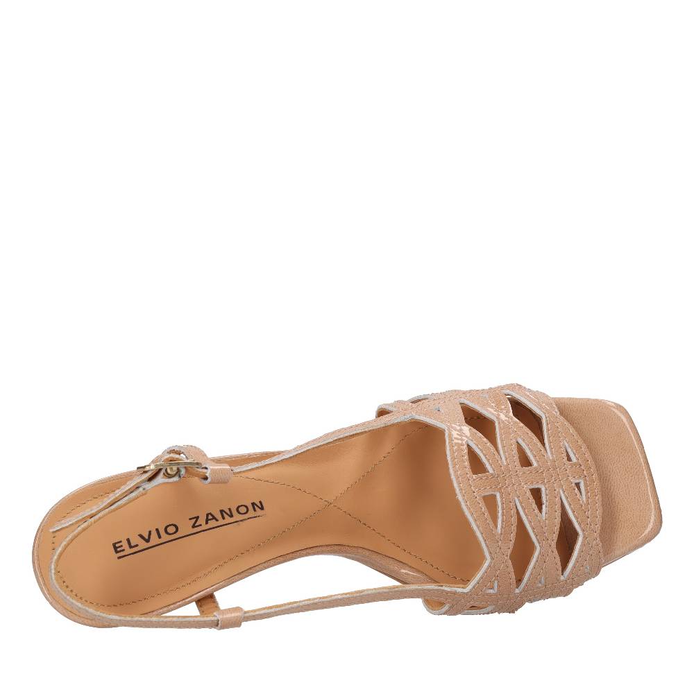 ELVIO ZANON Sandali in vernice Outlet