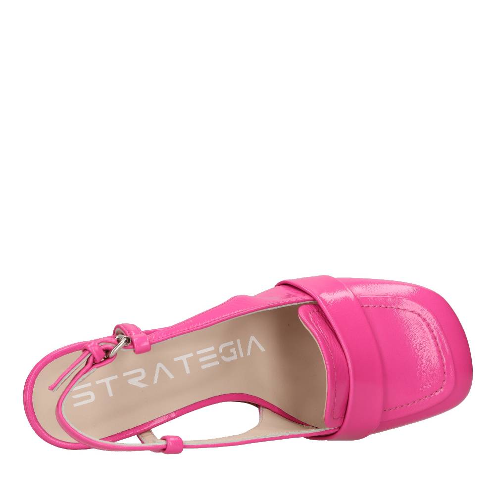 STRATEGIA Décolleté Slingback in pelle Offerte