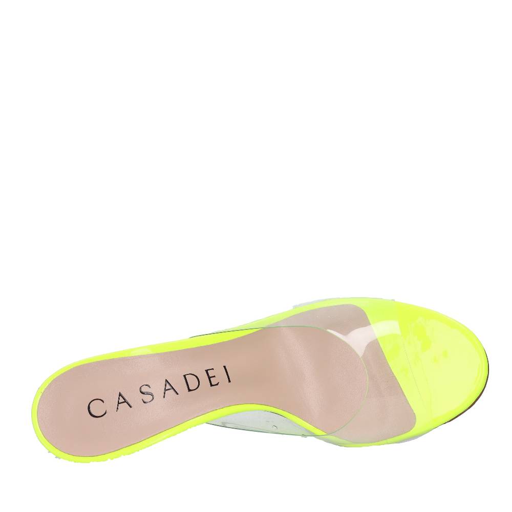 CASADEI Mules k-Blade plexy Saldi Di Fabbrica