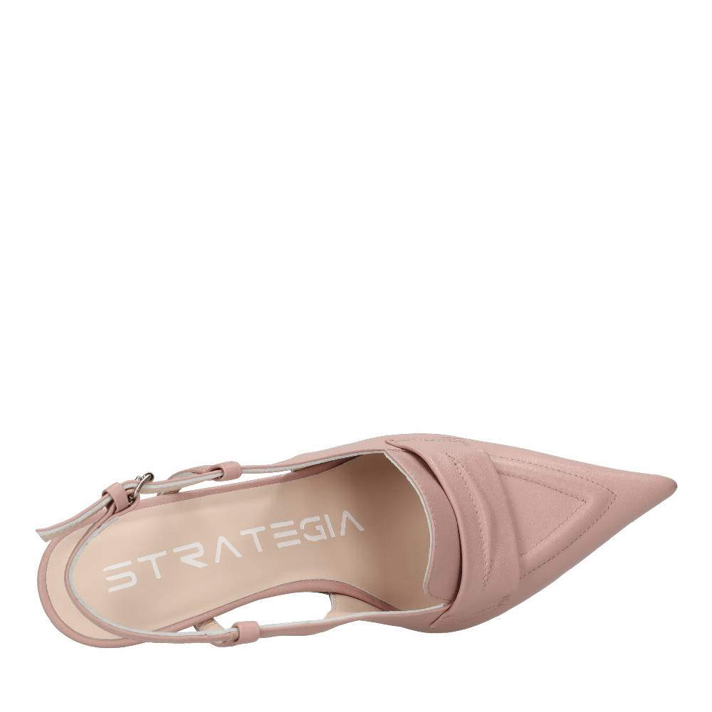 STRATEGIA Décolleté slingback in pelle I Più Venduti