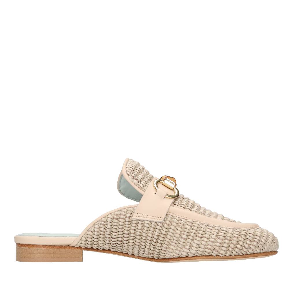 POESIE VENEZIANE Mules in rafia Vendite Flash
