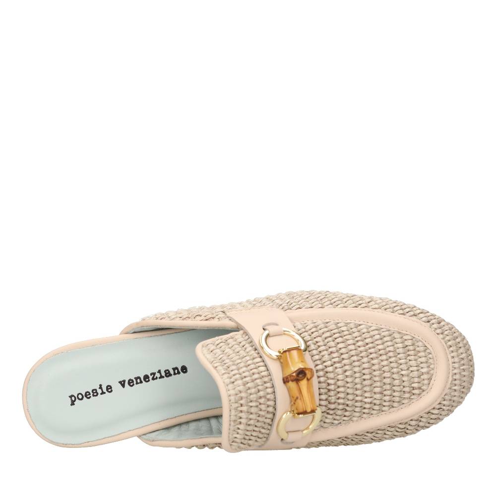 POESIE VENEZIANE Mules in rafia Vendite Flash