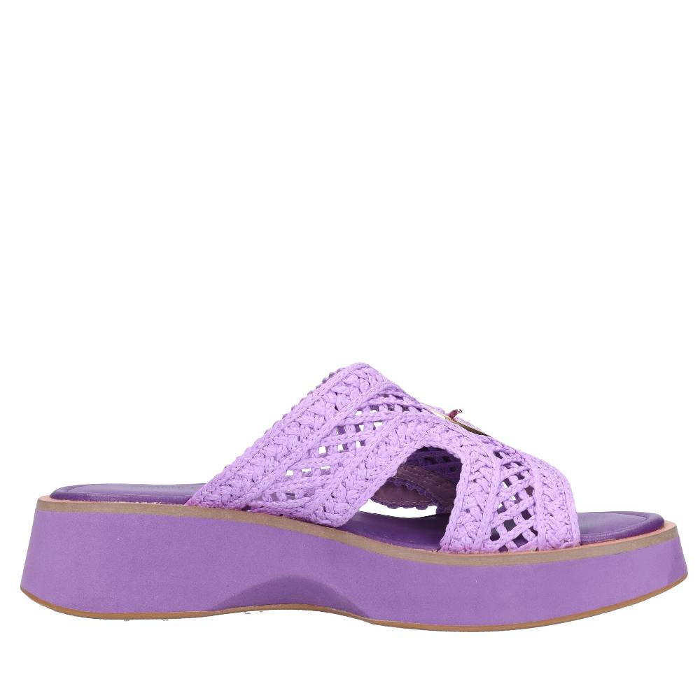EMANUELLE VEE Mules in tessuto Negozio