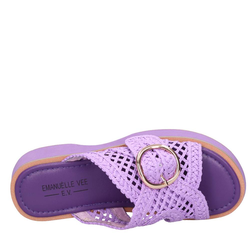 EMANUELLE VEE Mules in tessuto Negozio