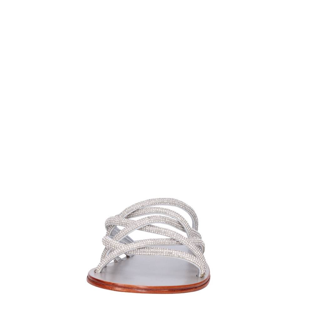 EMANUELLE VEE Mules con strass Moda