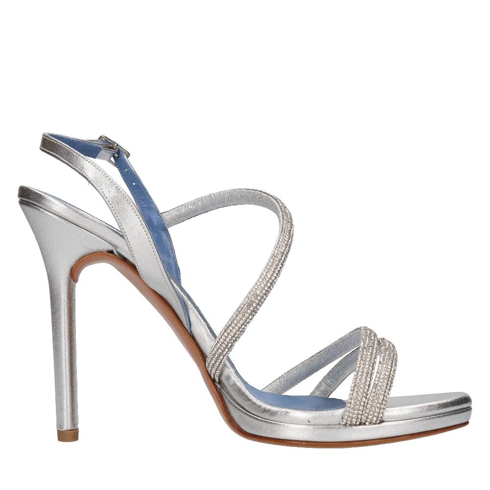 ALBANO Sandali in pelle e strass Shopping online