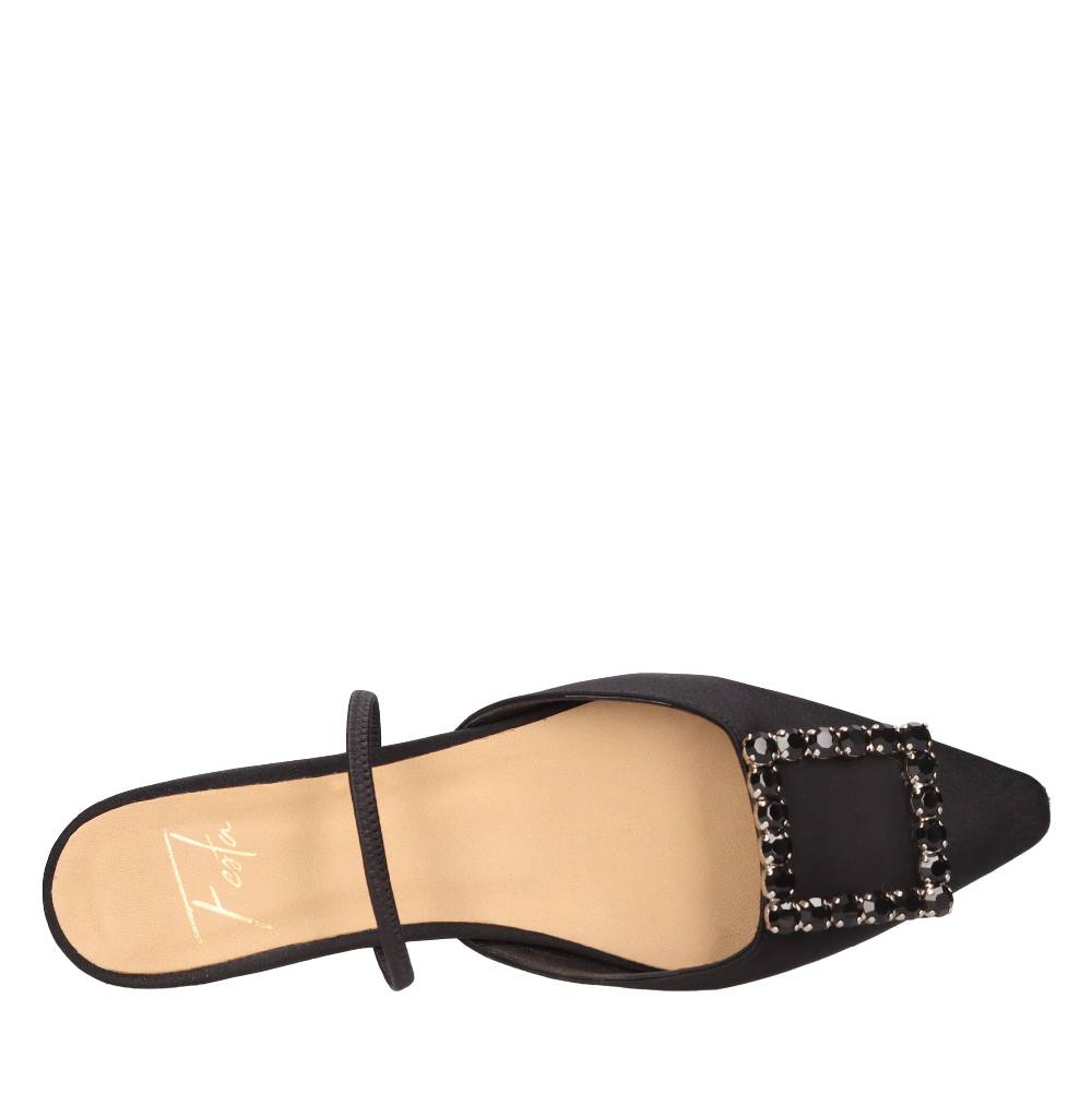 FESTA Ballerine Slingback in raso Vendite stagionali