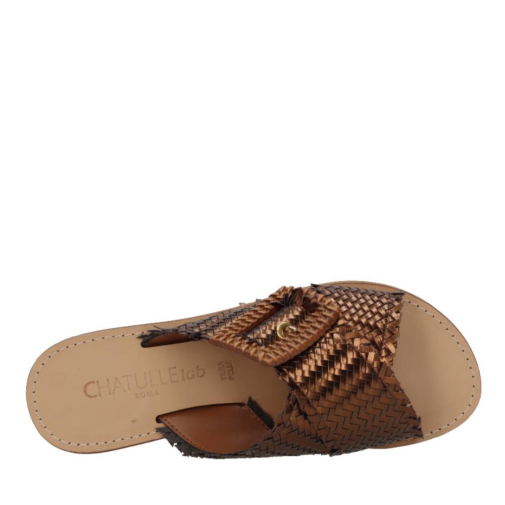 CHATULLE LAB Mules in ecopelle intrecciata Offerte stagionali