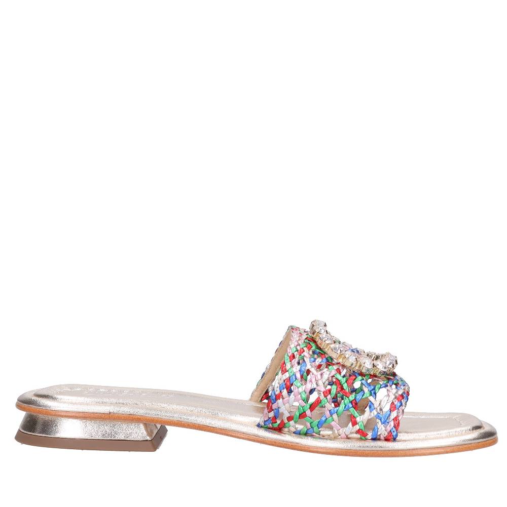 EMANUELLE VEE Mules in pelle Ultimo giorno