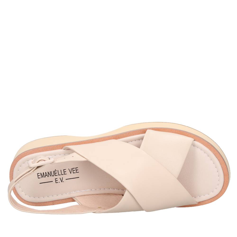 EMANUELLE VEE Sandali in pelle Fino al 50% di sconto