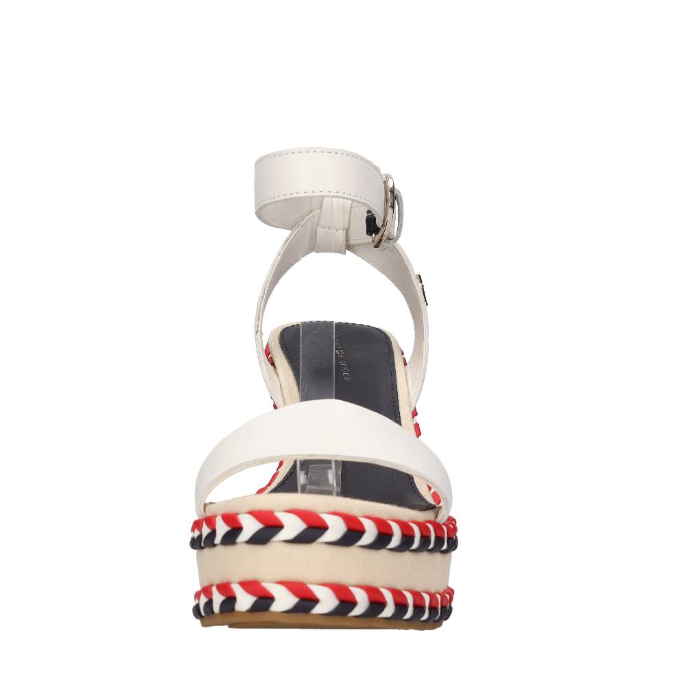 TOMMY HILFIGER Sandali con zeppa in pelle Fino al 55% di sconto