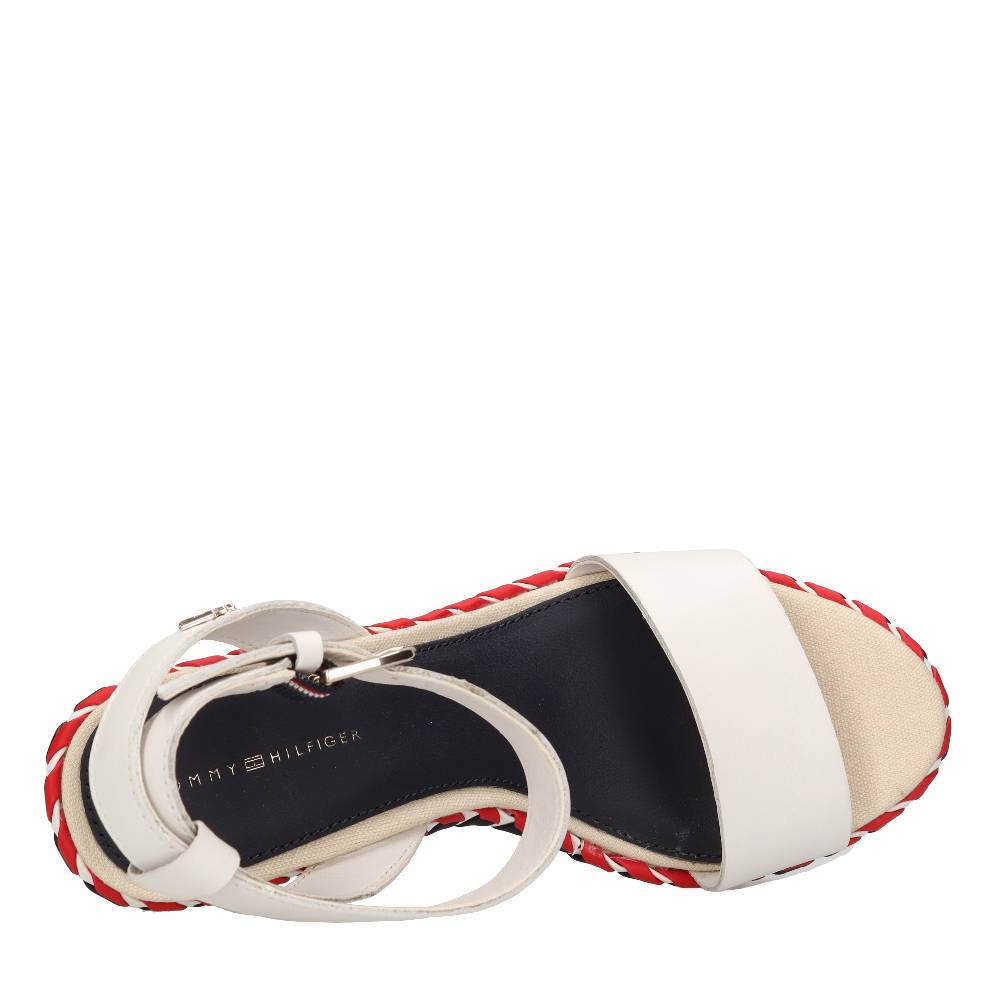 TOMMY HILFIGER Sandali con zeppa in pelle Fino al 55% di sconto