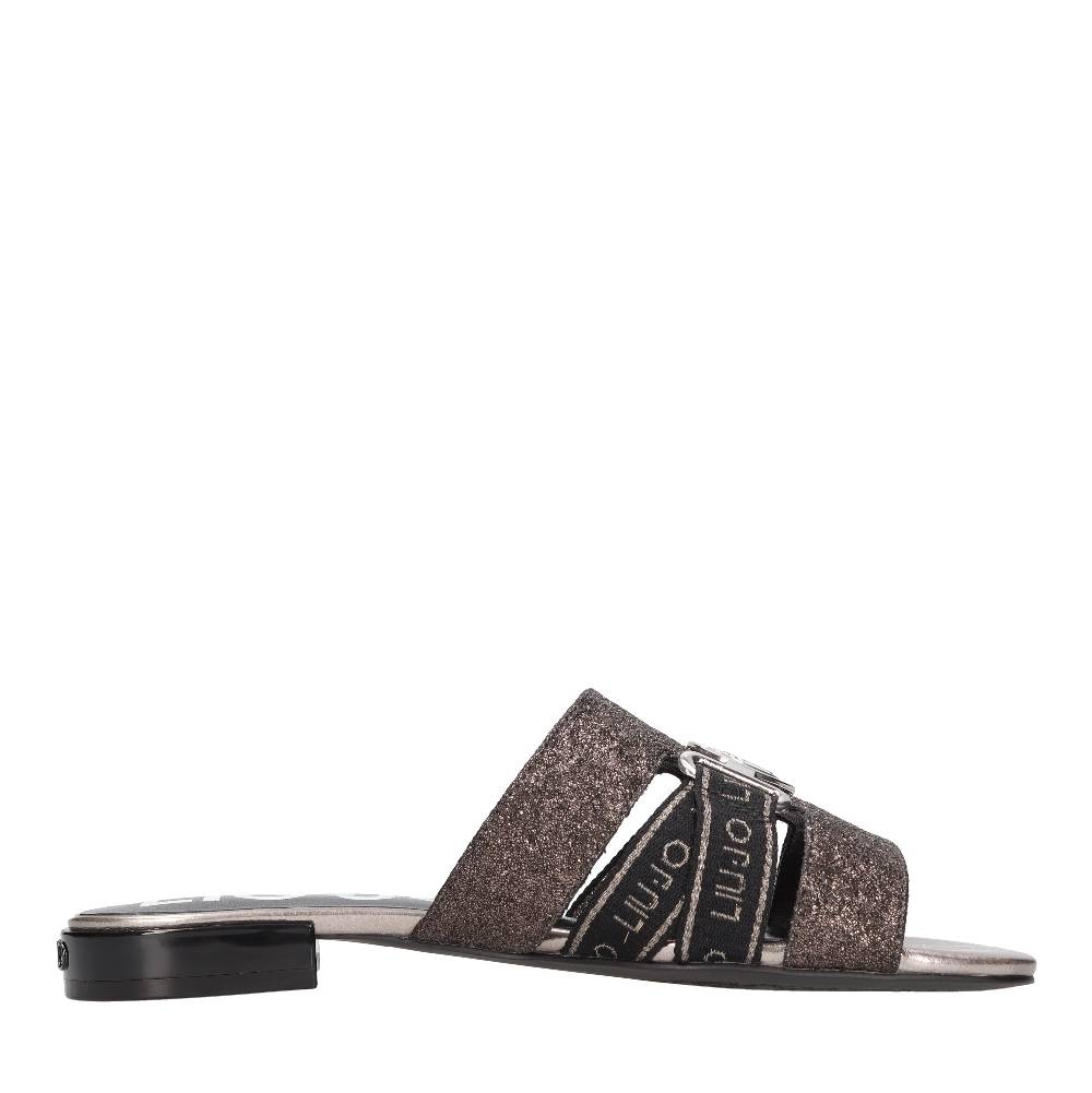 LIU JO Mules in tessuto ed ecopelle In vendita
