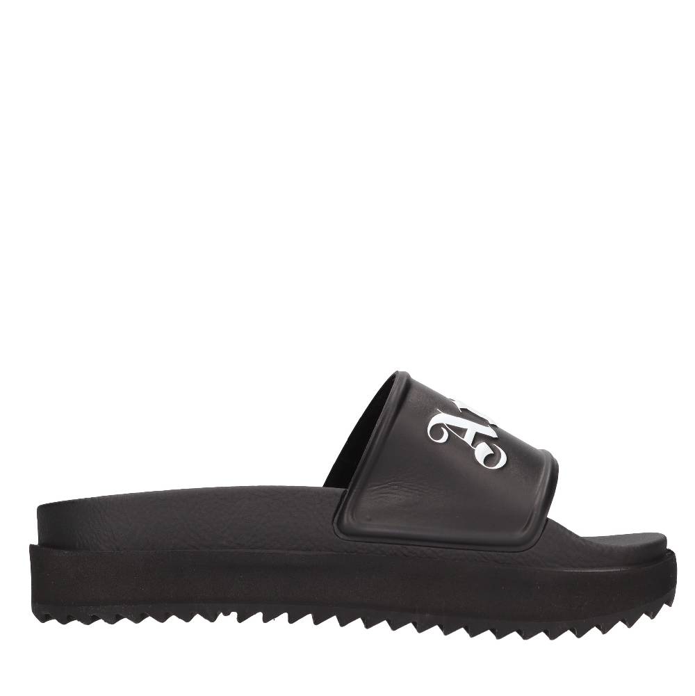 PALM ANGELS Mules in gomma e tessuto Duty-free