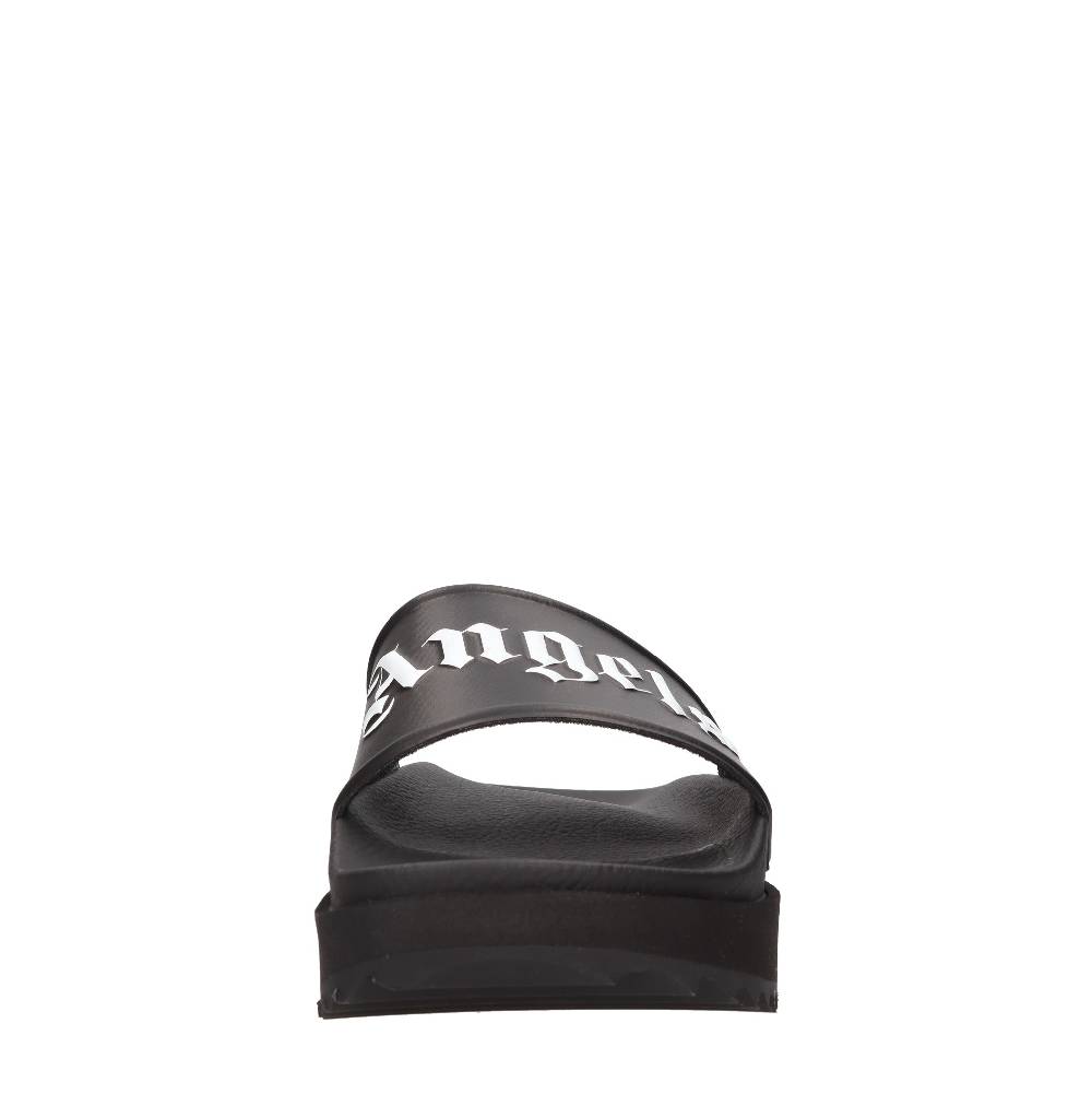 PALM ANGELS Mules in gomma e tessuto Duty-free