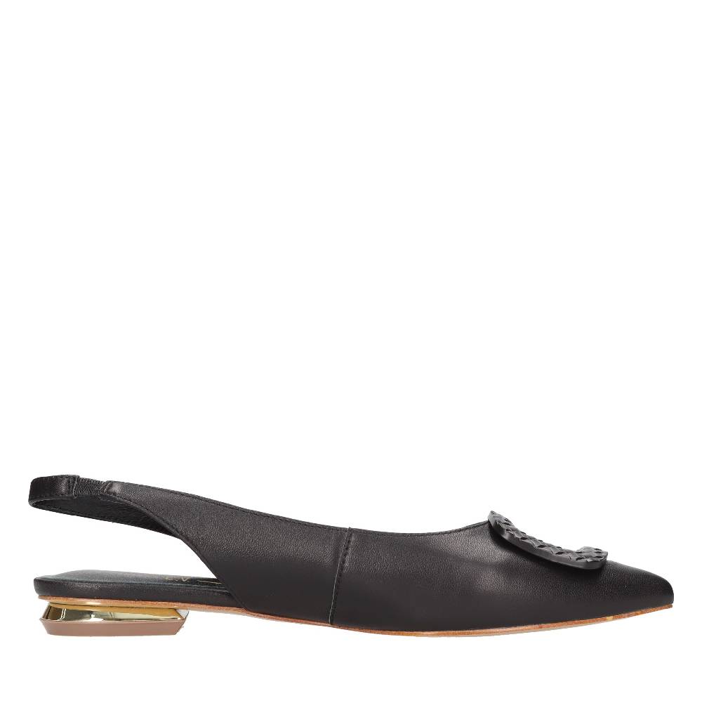 EMANUELLE VEE Ballerine in pelle Qualità