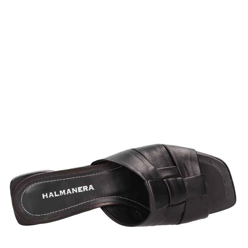 HALMANERA Mules in pelle Offerta