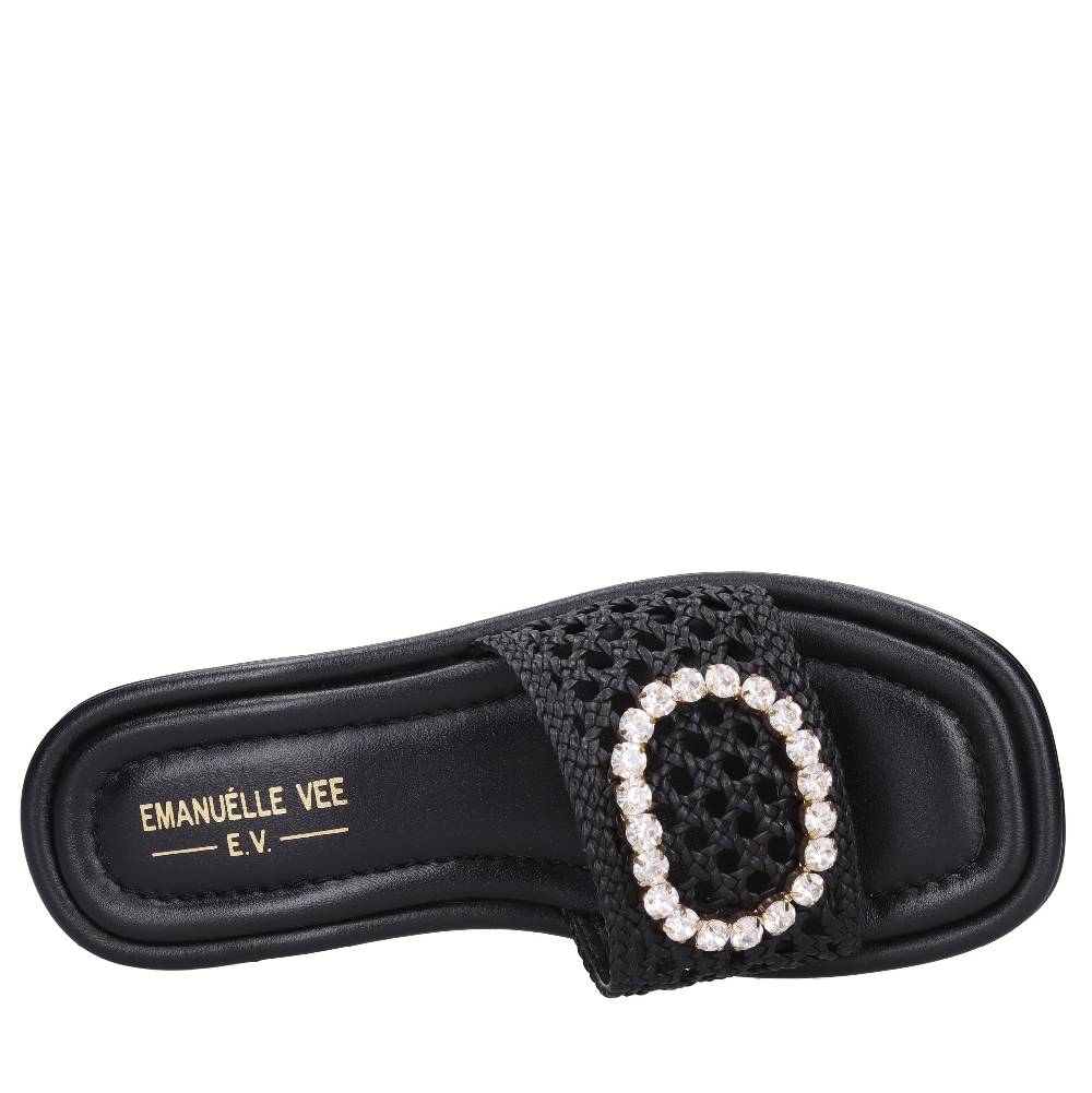 EMANUELLE VEE Mules in pelle Vendita Calda