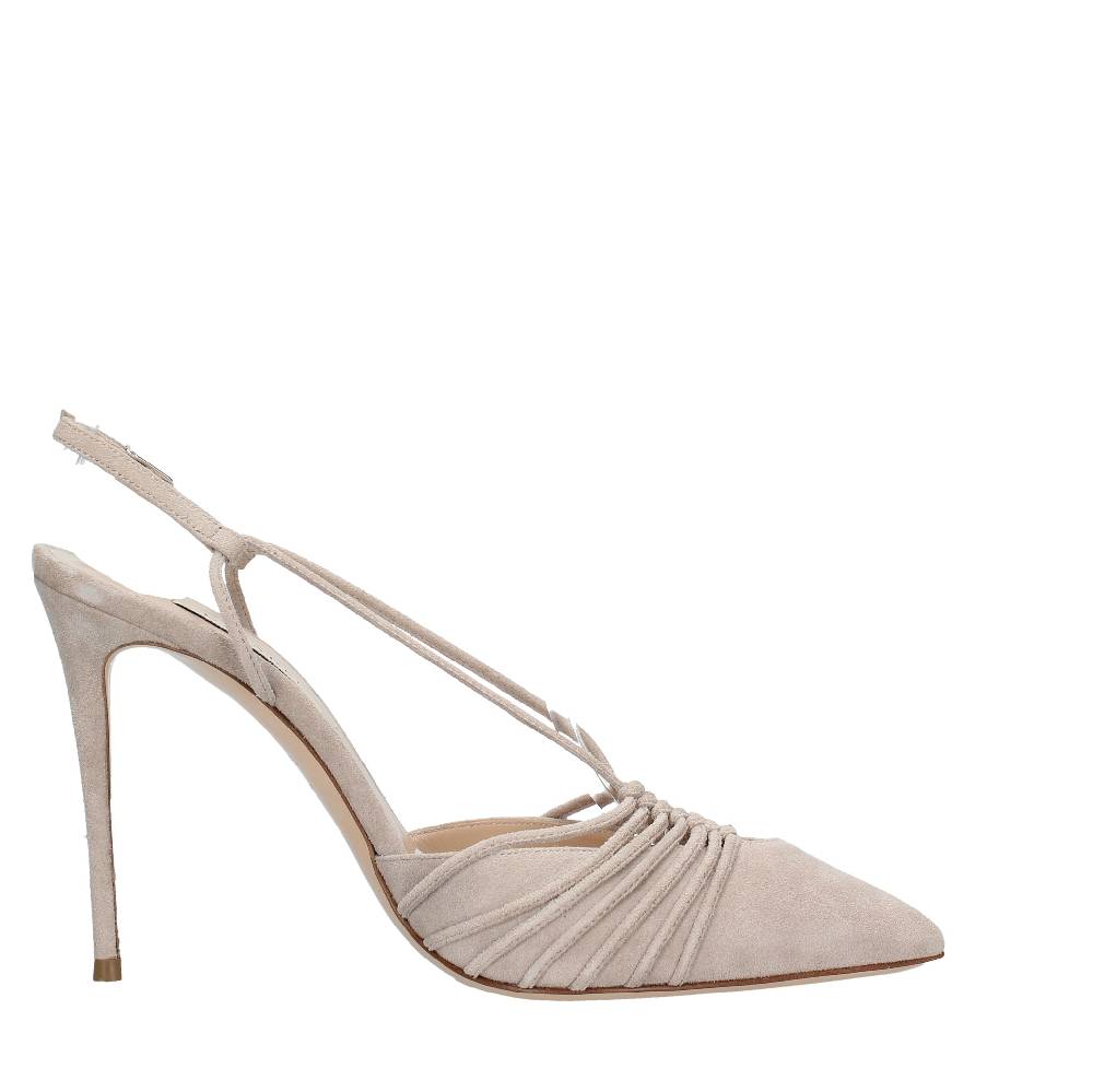 CASADEI Décolleté slingback in camoscio Online Outlet