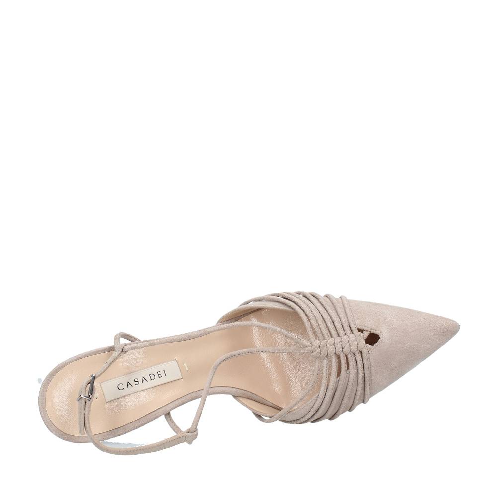 CASADEI Décolleté slingback in camoscio Online Outlet